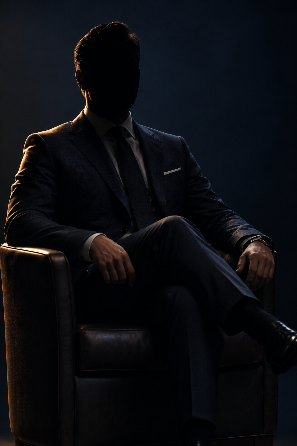 Anonymous executive silhouette, a placeholder for the coach’s professional photograph